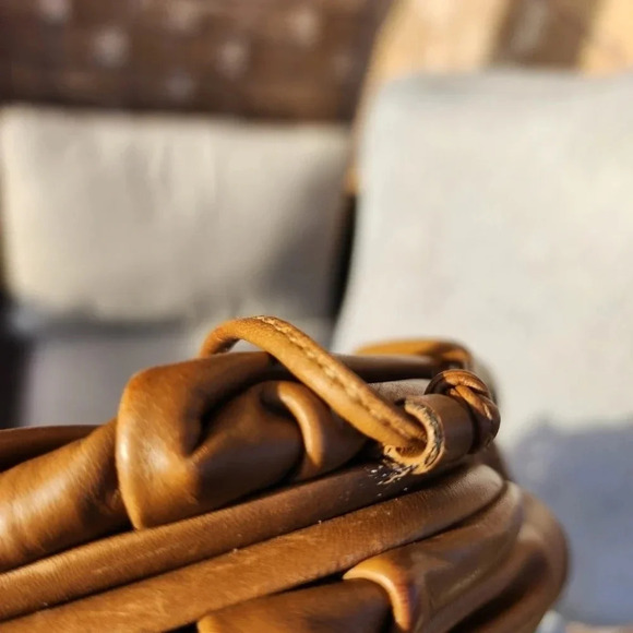 Bottega Veneta Mini Pouch 20 Authentic Brown Crossbody Clutch Leather Full Set - Picture 5 of 15